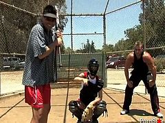 Incredibly dirty minded old stud does his train job good. He can't watch those sexy babes any more, cause her starves for fuck..Look at this crazy guy in Pornstar sex video!
