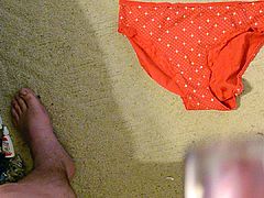 Neighbor's Bra and Undies Turn On