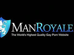 Man Royale brings you a hell of a free porn video where you can see how the horny blonde hunk Liam Harkmoore gets assfucked very hard into a massive anal orgasm.
