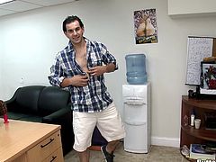 The moment Kyle York meet Rusty these two studs can't keep their hands off of each other. View them sucking dicks and drilling on the office desk.