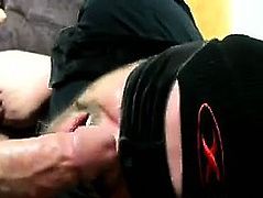 Blindfolded Blowjob And A Facial