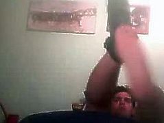 Straight guys feet on webcam #110