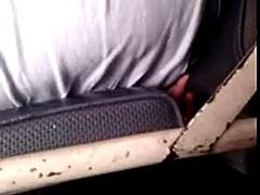 TOUCH FINGER ASS WIFE IN THE BUS 34