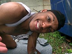 Cute gay with studs and cap sucks a massive hard dick smoothly before getting his sex hole filled compactly in a garden sex