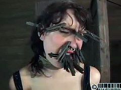 Dixon Mason is ready for some hardcore bondage in the dungeon. She just loves it to get tortured and is feeling so helpless in this hardcore bdsm action now.