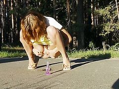 Vika cant stop touching her twat