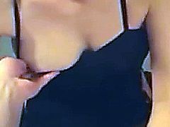 Video of a real wife giving head while blindfolded, submitted by CumOnWives.com