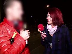 Hot redhead german milf goes around picking up cocks on the street to suck, fuck, get fucked and enjoy above all!!
