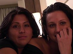 Two horny girls taking turns on getting fucked by Torbe himself... They are loving it!