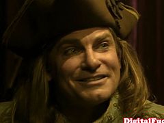 Digital Playground  brings you a hell of a free porn video where you can see how the alluring blonde Abbey Brooks enjoy this amazing pirate ship orgy where everything goes.