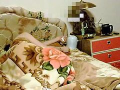 This Asian cutie gets on the bed and surprises her resting boyfriend by giving him a nice blowjob. He is hard, and she is horny so she climbs on top of him and rides his stiff cock. He is so pleased that he wants to give her oral, too. She enjoys the cunnilingus so much that she never wants it to end.