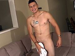 Bi Latin Men brings you a hell of a free porn video where you can see how this tattooed Latino stud strips and masturbates for you while getting ready to be even naughtier.