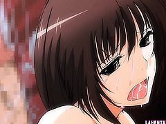 Hentai girl gets licked and fucked