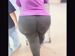 Phat Assed White BBW Leaving Walmart