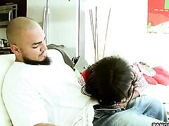 With big ass shows her love for meat stick sucking