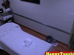 Happy Tugs brings you a hell of a free porn video where you can see how this Asian masseuse gives her man a great handjob while assuming very naughty positions.