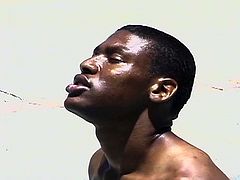 Watch this hot black gay dudes fuck beside the pool for everyone to see in this tube movie.