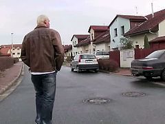 This blonde hunk picks-up and seduces a straight guy. He is so friendly and courteous that he convinces the straight guy to give gay sex a try. He loves it.