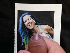 Cum tribute #63: Jerking off to Alissa White-Gluz