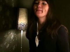 Pickup Fuck brings you a hell of a free porn video where you can see how this hot brunette gives great head in the sushi bar's bathroom while assuming hot poses.