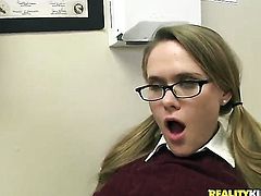 Voodoo uses his rock solid love stick to make blowjob addict Victoria Kennedy happy