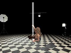 Pole Dancer Interview in Second Life (Secondlife)