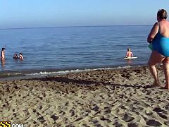 Pickup Fuck brings you a hell of a free porn video where you can see how this amateur brunette slut gets pounded on the beach while assuming very hot poses.