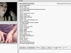 Chatroulette : A Slut Girl Teases with Boobs for Cum