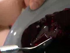 She is a brunette wife who loves to eat her hubby's sweet cum. She takes it straight from his cock or on top of chocolate pudding.