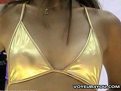 A lot of super lovely gals who applied for this underware model audition appeared in the movie. Five cameras were used to aim at various of angles. Watch these babes while they change their lingerie's.