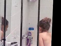 Neighbour caught naked in bathroom