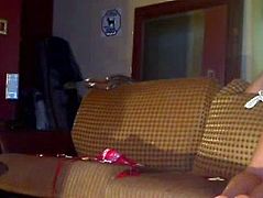 Blonde amateur girl deepthroat and anal on webcam
