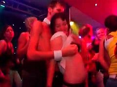 CFNM sex party with horny babes and strippers