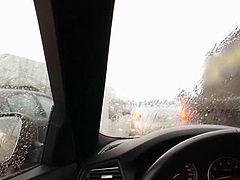 Are you fond of uninhibited hitchhiker girls? Kitana was picked up and now plays by the horny driver's rules. She looks excited to show him her wonderful tits and she even agrees to play with his cock. Watch the naughty brunette sucking dick and balls in the car with a passionate desire.
