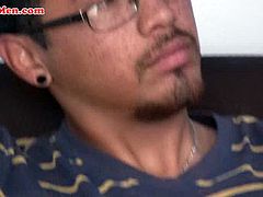 These latino buddies got so horny on that time that they don't even bother if someone caught them sucking their hard cocks as they are discreet gay lovers.