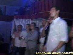 wild latin party orgy