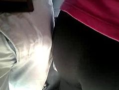 gropping ass in bus