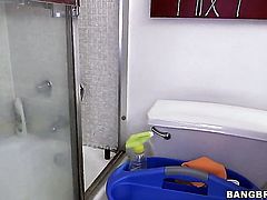 Huge ass Cuban maid gets fucked