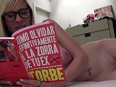 puta locura busty nerd pink pussy czech teen gets a creampie