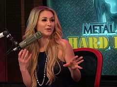 Playboy TV's radio morning show has cameras in the studio, so viewers can see what is going on rather, than just listening. Today, there are several guests in the studio and the theme is metal music. The gorgeous, topless hotties in the studio make the conversation pretty irrelevant though. Watch now!