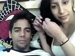 Desi webcam black head passionately sucks her boyfriend's hot dick