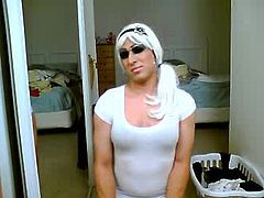 Leggings & shirt masturbating - Veronica Mendez