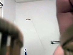 Spying hot girl at shower
