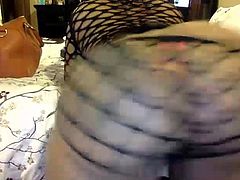 Big Black ass webcam tease 2