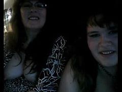 Mom and NOT her daughter in front of WebCam