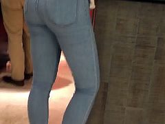 Hot teen with a Nice ass in jeans