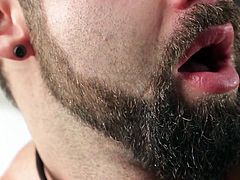 There is some naughty sex going on at the office today. This horny employee has a thing for his coworker, but things are about to get sexual at the office. Watch as he fingers his friend's hairy ass, before getting rammed up the asshole himself!