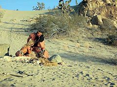 Hot babes Adriana Luna and Cameron Dee make warriors sex fantasies a reality in the desert in hot porn parody. They suck and ride his love bone like crazy in outdoor threesome.
