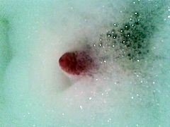 My cock in bath