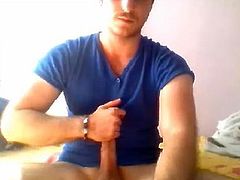 Masturbating Turkey-Turkish Hunk Hard As Hell